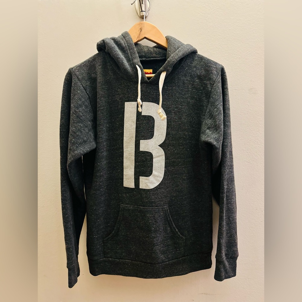 Brooklyn Industries “B” logo hoodie men’s small